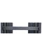 Rack Blanking Panel 1U Black Toolless Mount ABS Plastic