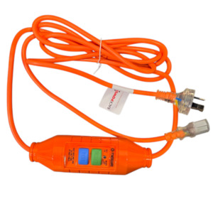 Products: 3 Pin to IEC C13 Socket with Inline RCD Medical Orange
