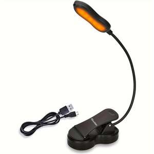Health Personal Care: Rechargeable Amber Book Light: Bye bye Blue Light!