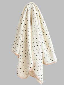 Gift Ideas: Snuggly Muslin Baby Blanket - Polka Dots or Cherries