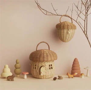 Gift Ideas: Forage for Fun with Our Handwoven Rattan Baskets!
