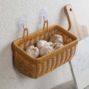 Bus Kitchen: Woven Hanging Baskets