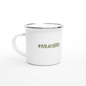 Bus Kitchen: #Mumlife Enamel Mug