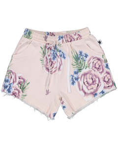Kissed By Radicool Spring 19: KR1126 BOUQUET DENIM SHORTS