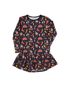 Kissed By Radicool 2020 Autumn 1: KR2005 CIRCUS FRILL DRESS