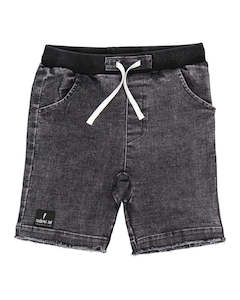 RD1822 CHECKERBOARD POCKET DENIM SHORTS
