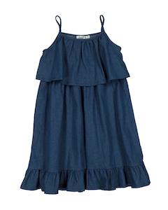 Kissed By Radicool Ss21 Spring Drop 1: KR1512 ZAZA DENIM DRESS