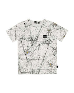 Radicool Dude Ss21 Spring Drop 1: RD1608 SPLATTER WEB TEE