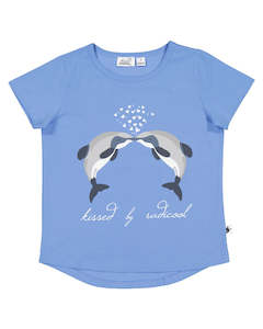 Kissed By Radicool Spring 21: KR1519 DOLPHIN LOVE TEE