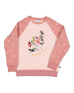 Size 1: KR2020 FLORA RAGLAN CREW