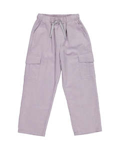 Size 10: RD2336 SKATER CARGO CORD PANT IN GREY