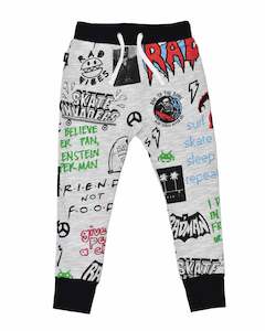 RD1115 GRAFFITI PANT in MIX