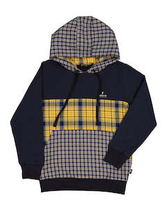Radicool Dude Aw20 Autumn 1: RD1313 MIXED UP PLAID HOOD