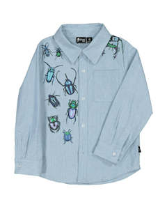 Radicool Dude Aw21 Autumn Drop 1: RD1512 BEETLES CHAMBRAY SHIRT