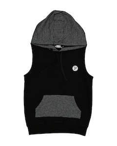 Rad Tribe Aw21: RT0802 TRIBE S/S HOOD IN BLACK STRIPE