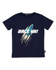 RD2423 RACE YA! TEE IN NAVY