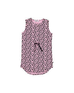 KR2320 LEOPARD RESORT DRESS