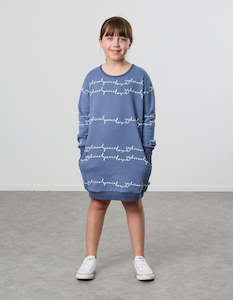 Kissed By Radicool Aw22 Autumn 1: KR1612 LOVE NOTE SWEATER DRESS