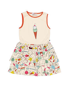 Summer Dresses Ss24: KR2336 ICE CREAM SUMMER DRESS