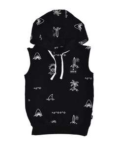 Radicool Dude Spring 2019: RD1215 SEASIDE SLEEVELESS HOOD