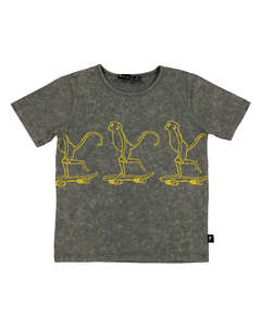 Radicool Dude 1: RD1417 TRIPLE MONKEY TEE