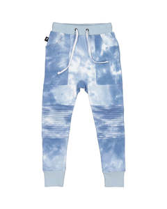 Radicool Dude Aw21 Autumn Drop 1: RD1709 CAPTAIN PANT IN TIE DYE BLUE