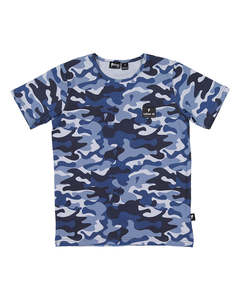 Radicool Dude Aw21 Autumn Drop 1: RD2510 BLUE CAMO TEE
