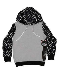KR1652 PEEKABOO HOOD