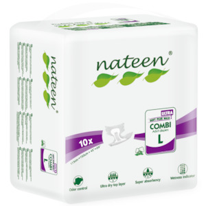Nateen: Nateen Combi Ultra 5500 ml Large unisex briefs (adult diapers)