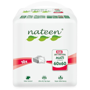 Nateen Mati Plus 500 ml unisex disposable bed protectors 60x60 cm