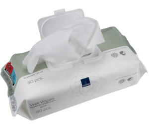 Toilet Aids: Abena wet wipes