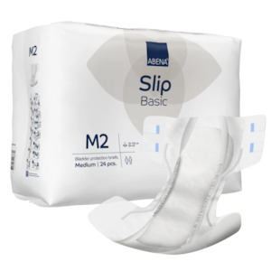 Disposable Incontinence: Abena Slip Basic M2 2300 ml Medium unisex briefs (adult diapers)