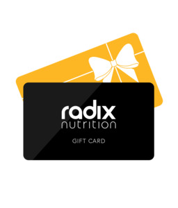 Accessories: Radix Nutrition Gift Cards