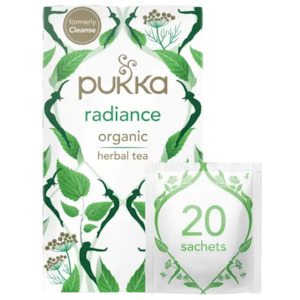 PUKKA ORGANIC RADIANCE TEA BOX