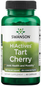 SWANSON HIACTIVES TART CHERRY 60 CAPS