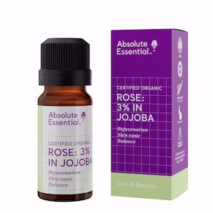Essential Oils: ABSOLUTE ESSENTIALS ORGANIC ROSE 3% 10ML