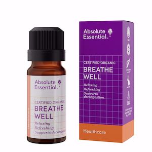 Essential Oils: ABSOLUTE ESSENTIAL ORGANIC BREATHE WELL 10ML