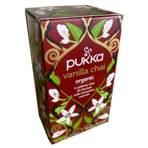 Pukka Tea: PUKKA ORGANIC VANILLA CHAI TEA BOX