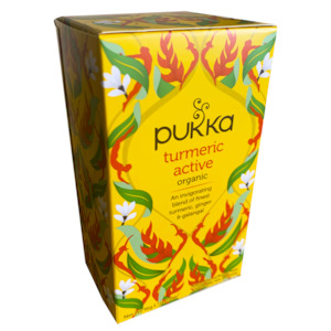 Pukka Tea: PUKKA ORGANIC TURMERIC ACTIVE TEA BOX