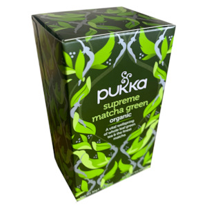 Pukka Tea: PUKKA ORGANIC SUPREME MATCHA GREEN TEA BOX