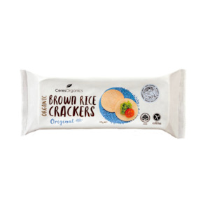 CERES ORGANICS BROWN RICE CRACKERS ORIGINAL