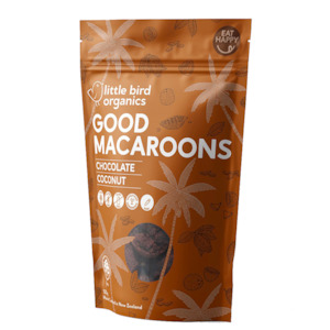 LITTLE BIRD ORGANICS GOOD MACAROONS - CHOCOLATE + COCONUT