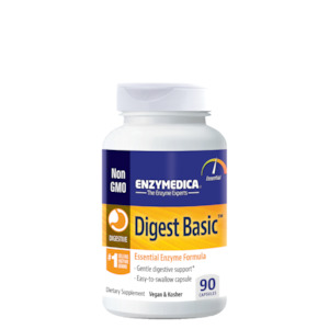 Dairy Free: ENZYMEDICA DIGEST BASIC 90 CAPS
