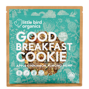 Dairy Free: LITTLE BIRD ORGANICS GOOD BREAKFAST COOKIE APPLE CINNAMON HEMP