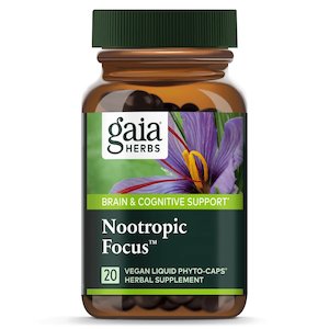 Vegan: GAIA NOOTROPIC FOCUS 20 CAPS