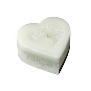 Cosmetic Brands: LIVING LIGHT HEART CANDLE PINOT BLANC