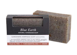 Soaps: BLUE EARTH GARDENERS HEMPSEED EXFOLIATING SOAP