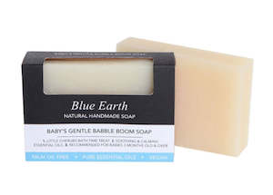 Soaps: BLUE EARTH BABY’S GENTLE BABBLE BOOM SOAP