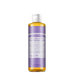 Soaps: DR BRONNERS 18-IN-1 HEMP LAVENDER LIQUID SOAP
