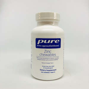 Zinc chewables Pure Encapsulations